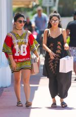 VANESSA and STELLA HUDGENS Out Shopping in Miami 04/09/2016