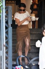 VANESSA HUDGENS at Alfred Coffee in West Hollywood 03/31/2016