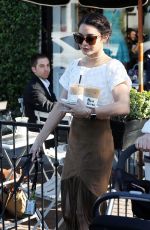 VANESSA HUDGENS at Alfred Coffee in West Hollywood 03/31/2016