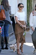 VANESSA HUDGENS at Alfred Coffee in West Hollywood 03/31/2016