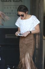 VANESSA HUDGENS at Alfred Coffee in West Hollywood 03/31/2016
