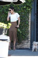 VANESSA HUDGENS at Alfred Coffee in West Hollywood 03/31/2016