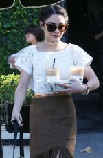 VANESSA HUDGENS at Alfred Coffee in West Hollywood 03/31/2016