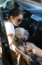 VANESSA HUDGENS at Alfred Coffee in West Hollywood 03/31/2016