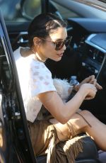 VANESSA HUDGENS at Alfred Coffee in West Hollywood 03/31/2016