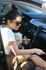 VANESSA HUDGENS at Alfred Coffee in West Hollywood 03/31/2016