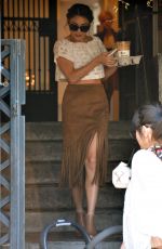 VANESSA HUDGENS at Alfred Coffee in West Hollywood 03/31/2016