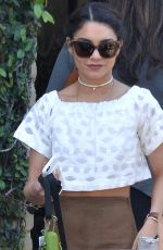 VANESSA HUDGENS at Alfred Coffee in West Hollywood 03/31/2016