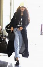 VANESSA HUDGENS at Los Angeles International Airport 04/07/2016