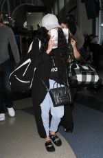 VANESSA HUDGENS at Los Angeles International Airport 04/07/2016