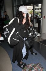 VANESSA HUDGENS at Los Angeles International Airport 04/07/2016
