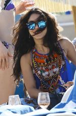 VANESSA HUDGENS in Swimsuit at a Beach in Miami 04/09/2016