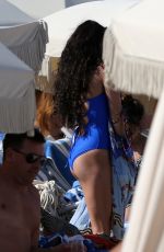 VANESSA HUDGENS in Swimsuit at a Beach in Miami 04/09/2016