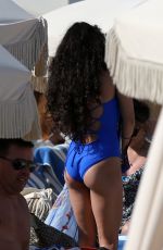VANESSA HUDGENS in Swimsuit at a Beach in Miami 04/09/2016