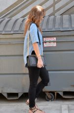 VANESSA MINNILLO Leaves Melrose Salon in West Hollywood 
