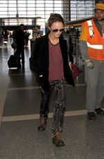 VANESSA PARADIS at LAX Airport in Los Angeles 04/14/2016