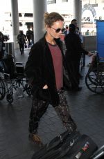 VANESSA PARADIS at LAX Airport in Los Angeles 04/14/2016