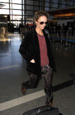 VANESSA PARADIS at LAX Airport in Los Angeles 04/14/2016