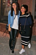 VICTORIA JUSTICE and CHRISTINA MILIAN at a Crew Party for Rocky Horror in Toronto 04/17/2016