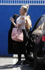 WITMEY CARSON Arrives at a Studio in Hollywood 04/22/2016