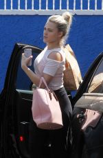 WITMEY CARSON Arrives at a Studio in Hollywood 04/22/2016