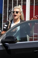WITNEY CARSON at DWTS Rehersal in Hollywood 03/30/2016