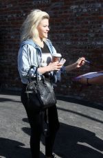 WITNEY CARSON at DWTS Rehersal in Hollywood 04/24/2016