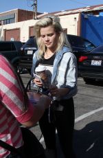 WITNEY CARSON at DWTS Rehersal in Hollywood 04/24/2016