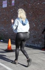 WITNEY CARSON at DWTS Rehersal in Hollywood 04/24/2016