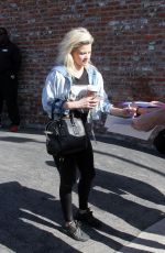 WITNEY CARSON at DWTS Rehersal in Hollywood 04/24/2016