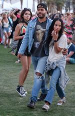 ZOE KRAVITZ at Coachella Valley Music and Arts Festival in Indio 04/15/2016