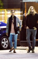 ZOE SALDANA at Asanebo in Studio City 03/23/2016
