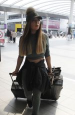 ABIGAIL CLARKE at Gatwick Airport in London 05/12/2016