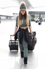 ABIGAIL CLARKE at Gatwick Airport in London 05/12/2016