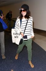 ABIGAIL SPENCER at LAX Airport in Los Angeles 05/01/2016