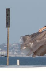 ALESSANDRA AMBROSDIO on the Set of a Photoshoot in Santa Monica 05/04/2016