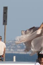ALESSANDRA AMBROSDIO on the Set of a Photoshoot in Santa Monica 05/04/2016