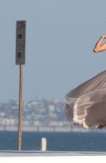 ALESSANDRA AMBROSDIO on the Set of a Photoshoot in Santa Monica 05/04/2016