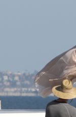 ALESSANDRA AMBROSDIO on the Set of a Photoshoot in Santa Monica 05/04/2016