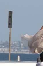 ALESSANDRA AMBROSDIO on the Set of a Photoshoot in Santa Monica 05/04/2016