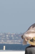 ALESSANDRA AMBROSDIO on the Set of a Photoshoot in Santa Monica 05/04/2016