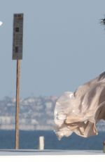 ALESSANDRA AMBROSDIO on the Set of a Photoshoot in Santa Monica 05/04/2016