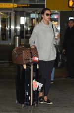 ALESSANDRA AMBROSIO at JFK Airport in New York 05/01/2016