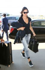 ALESSANDRA AMBROSIO at LAX Airport in Los Angeles 05/16/2016