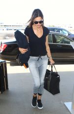 ALESSANDRA AMBROSIO at LAX Airport in Los Angeles 05/16/2016