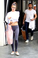 ALESSANDRA AMBROSIO Leaves Yoga Session in Brentwood 05/14/2016
