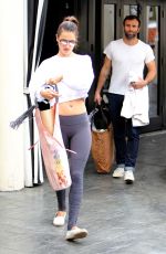 ALESSANDRA AMBROSIO Leaves Yoga Session in Brentwood 05/14/2016