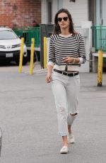 ALESSANDRA AMBROSIO Out in Santa Monica 05/10/2016