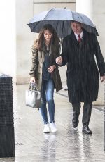 ALEX JONES Arrives at BBC TV Studios in London 05/11/2016