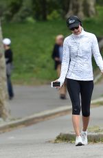 ALI LARTER Out at Central Park in New York 05/17/2016